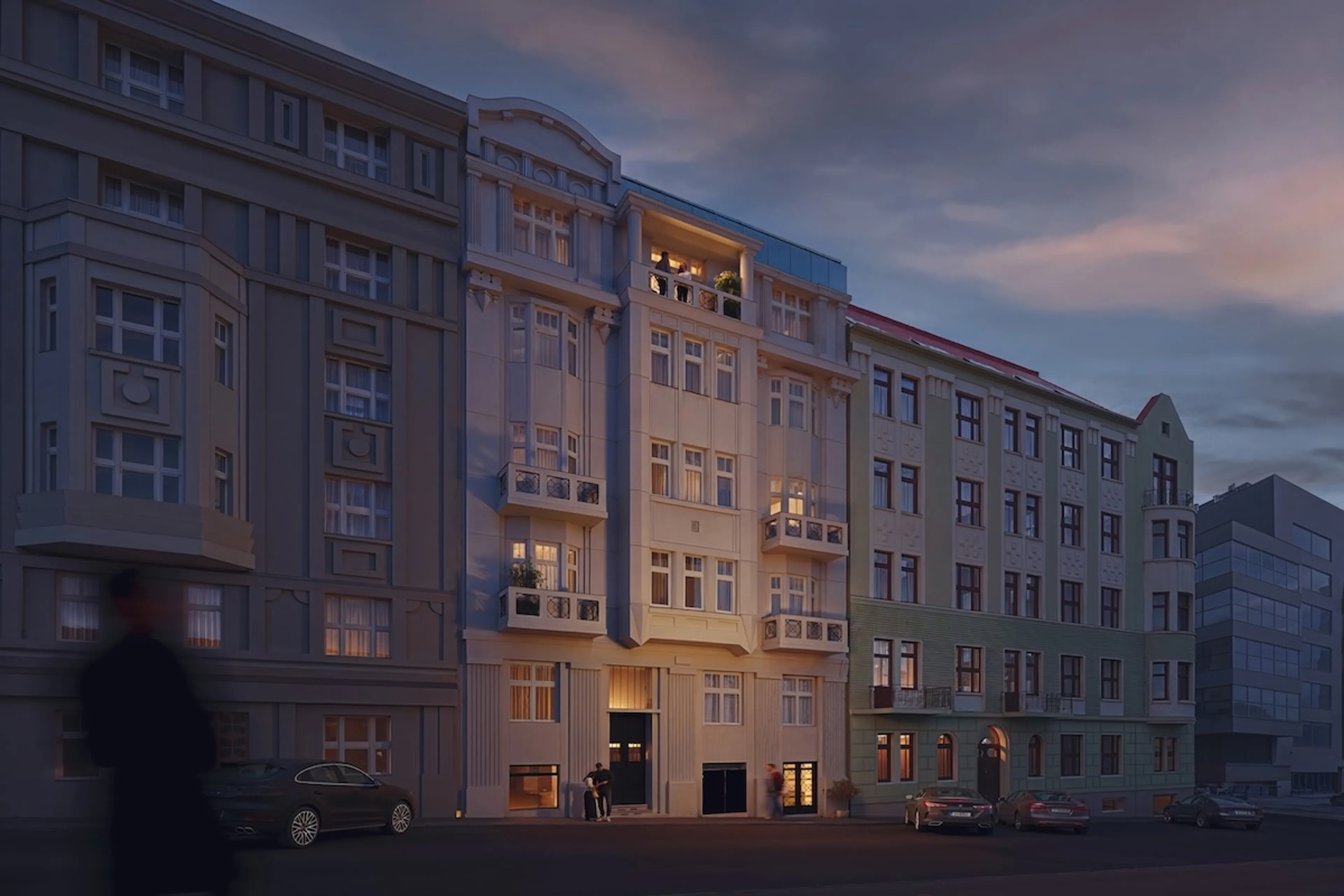 Spouštíme prodej projektu Heřmanova 24. Kubistický dům na Letné čeká citlivá rekonstrukce