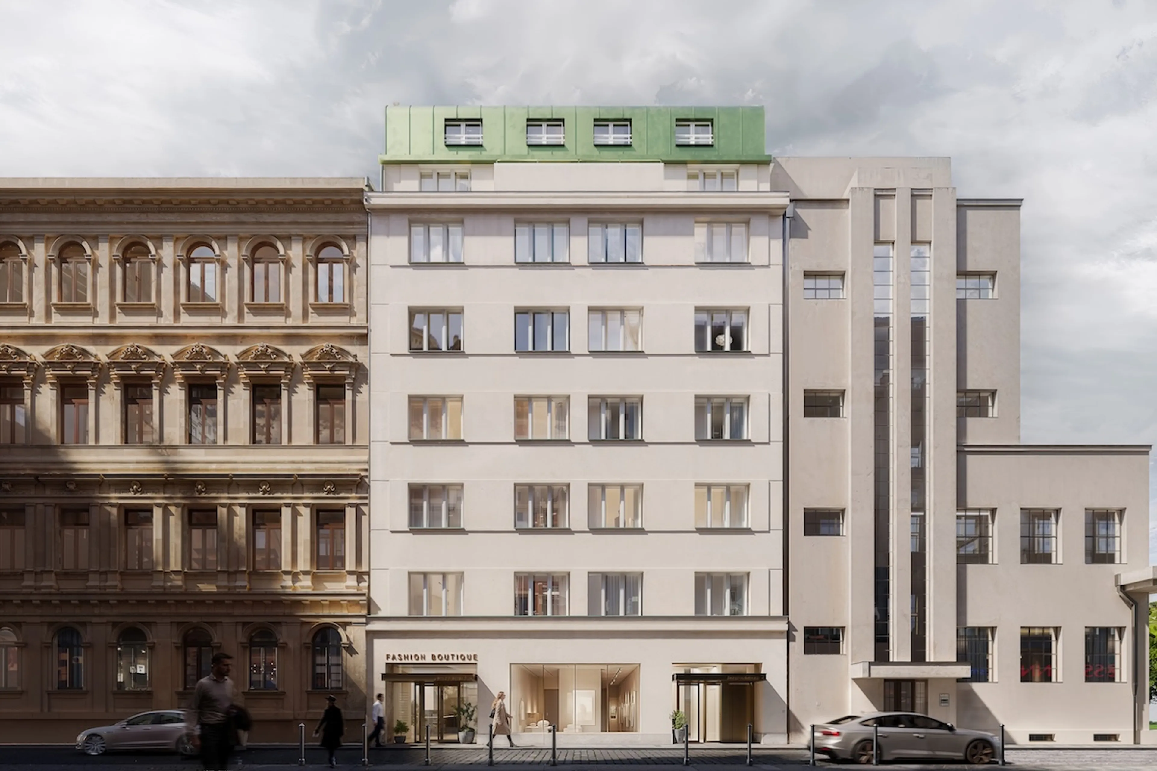 Jeruzalémská 4 rozšiřuje nabídku o byty 3+kk v nejvyšších patrech