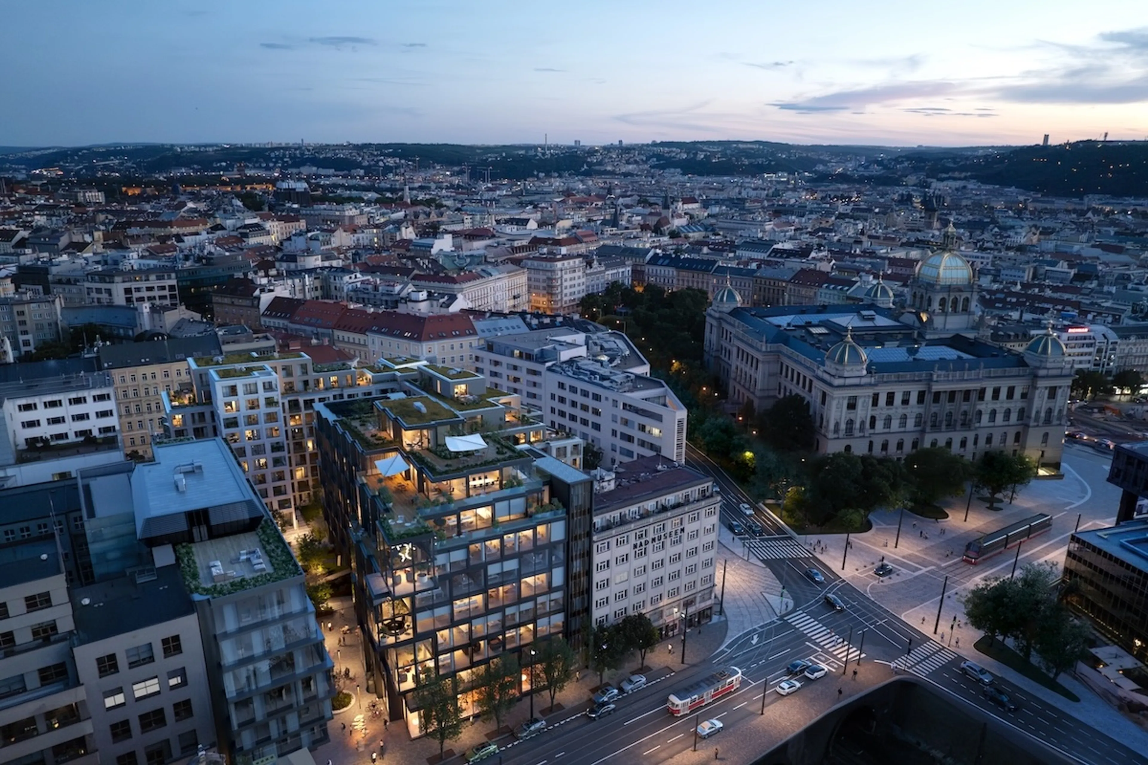 Vinohradská 8 má stavební povolení a zahajuje prodej