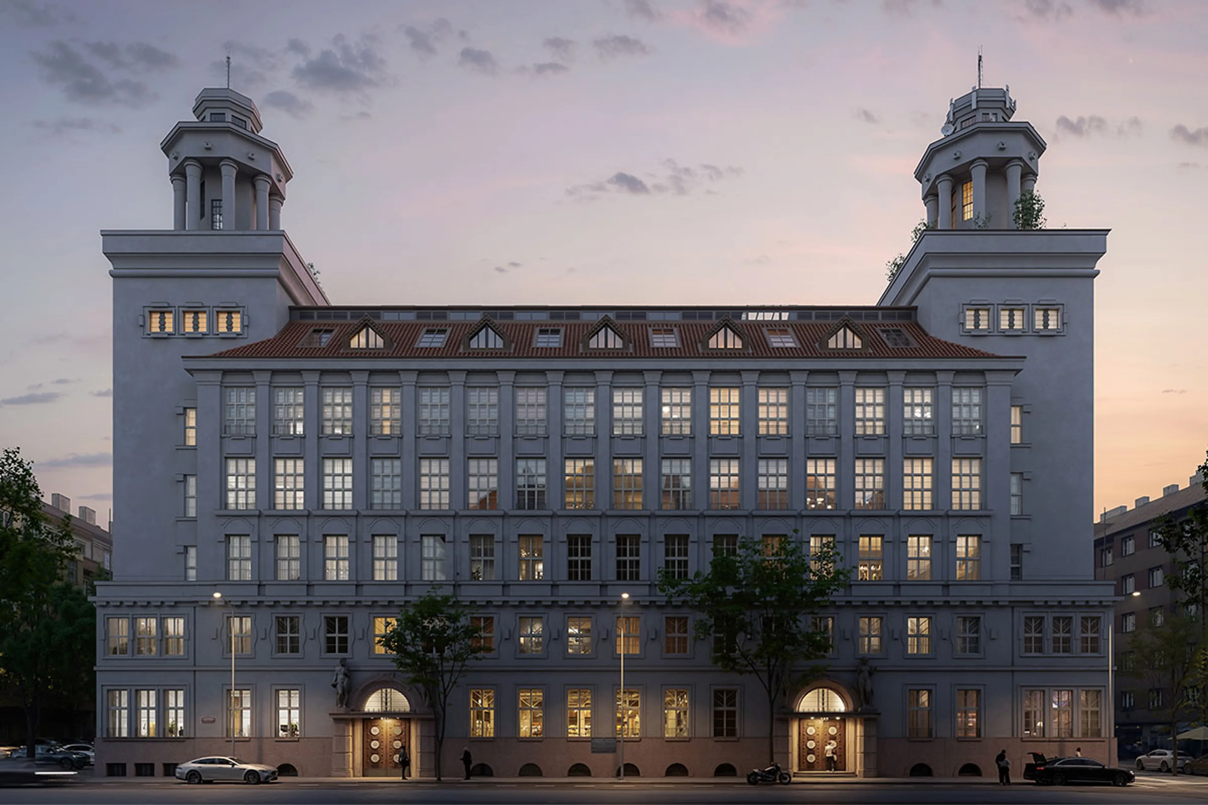 Fibichova Comes Back to Life: Former Telephone Exchange to Be Transformed into Modern Rental Living